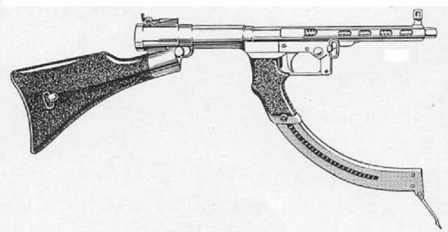 Pistola ametralladora Nambu Tipo II modelo A