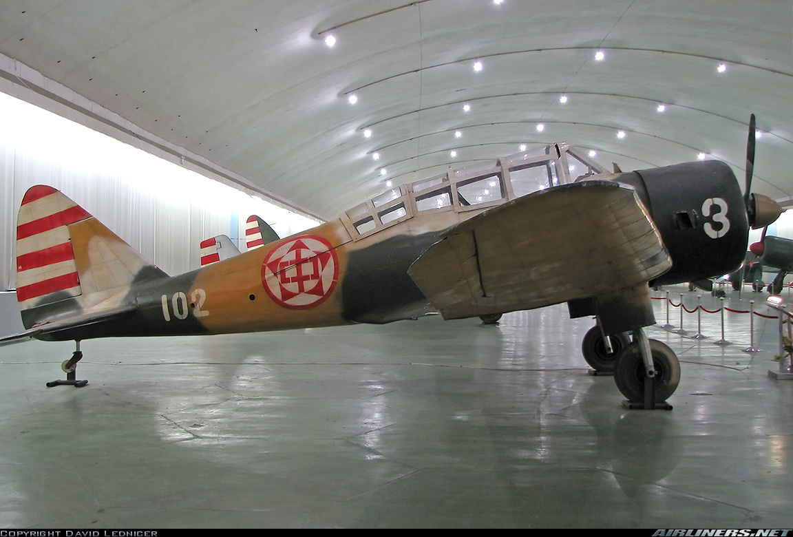 Tachikawa Ki-36 103 3 está en exhibición en el China Aviation Museum en Beijing, China