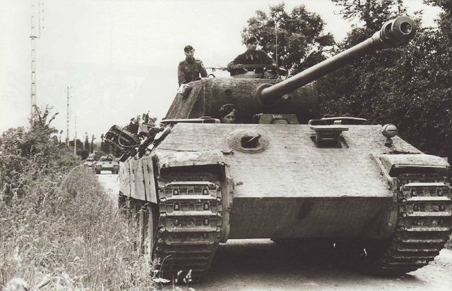 Panther de la Panzer Lehr Div. en Normandía. Junio de 1944