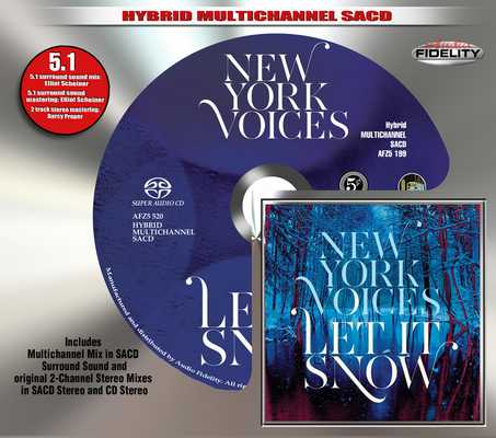 New York Voices - Let It Snow (2013) [2014, Audio Fidelity Remastered, CD-Layer + Hi-Res SACD Rip]