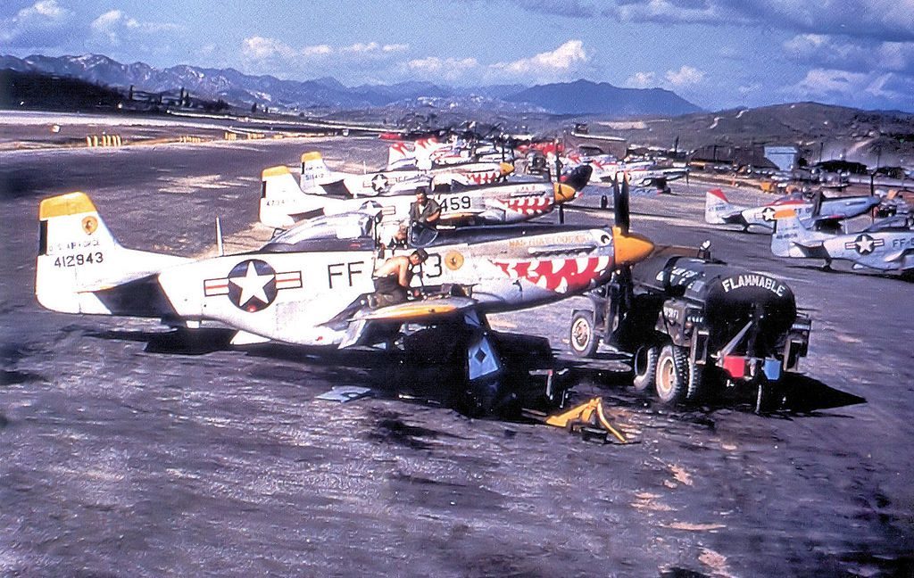 F-51D durante la Guerra de Corea