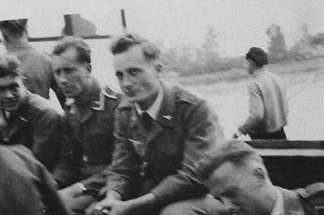 En la escuela de pilotos, 1943