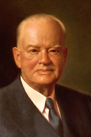 Presidente  de los Estados Unidos Herbert Hoover