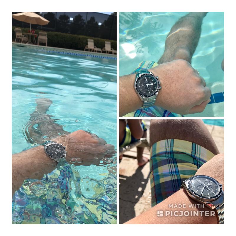 Swimming with sales omega speedmaster