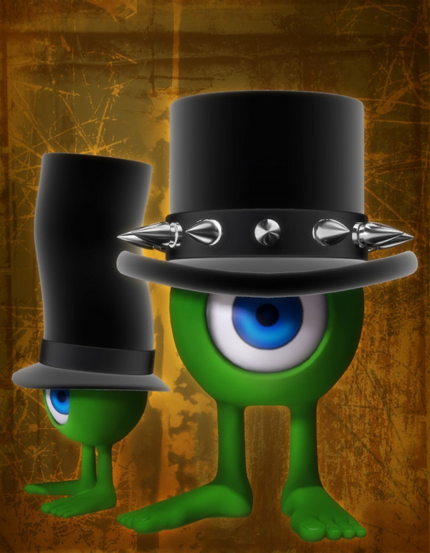 Goth Top Hats for Rounds