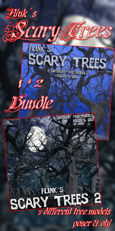 Flinks Scary Trees 1+2 Bundle plus Flinks Scary Trees 3