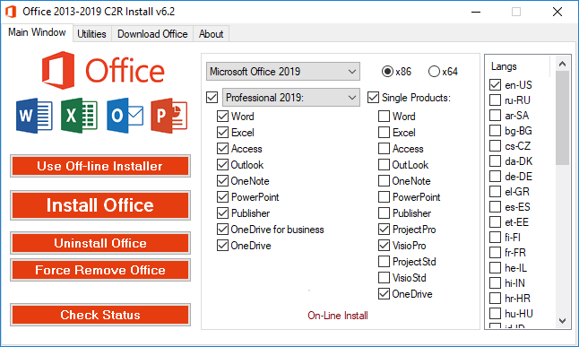 download the new version for android Office 2013-2021 C2R Install v7.6.2