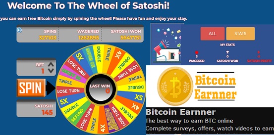 Spin and earn bitcoin