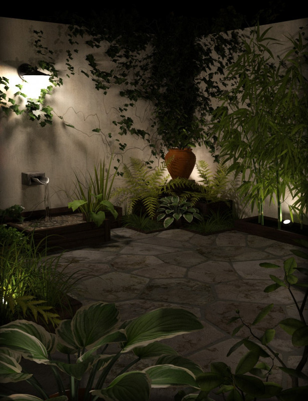 00 main greenbackyardgardenaddon daz3d 1