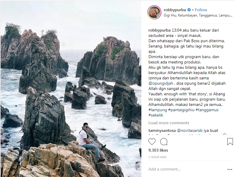 Insatgram @robbypurba