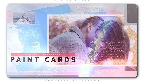 VideoHive - Painted Cards of Memories Slideshow 21272842