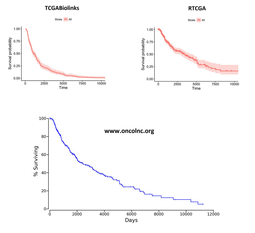 Kaplan-Meier curves