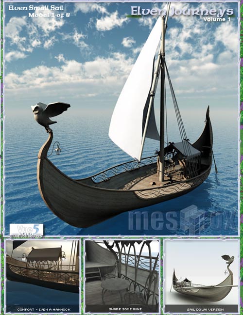 Elven Small Sail Sea Craft