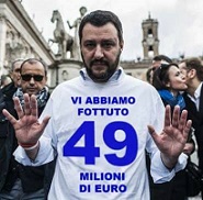 Risultati immagini per Lega di Salvini. 3 milioni di euro di fondi del partito spariti