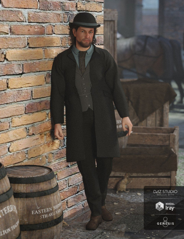 Mid Victorian Outfit for Genesis 8 Male(s)