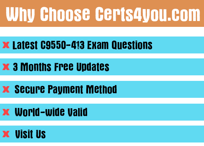 C9550-413 Exam Dumps