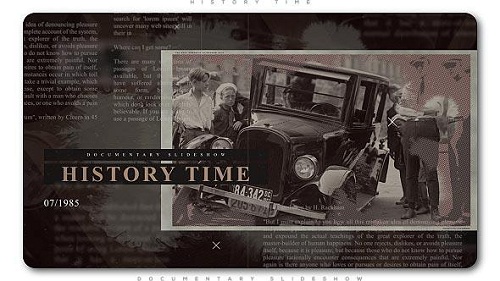 VideoHive - History Time Documentary Slideshow 21317111