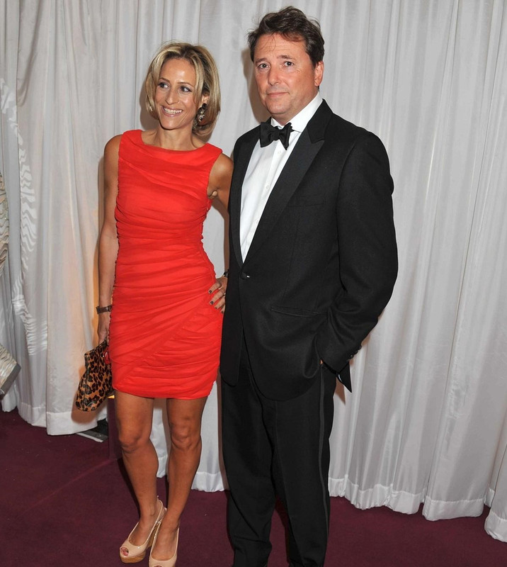 Emily Maitlis with her husband Mark Gwynne