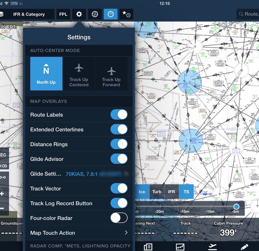 Flight planning software with glide range | Pilots of America