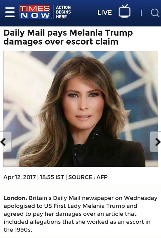 melania trump lawsuit