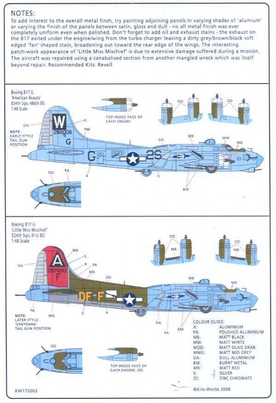 Airfix B-17G 