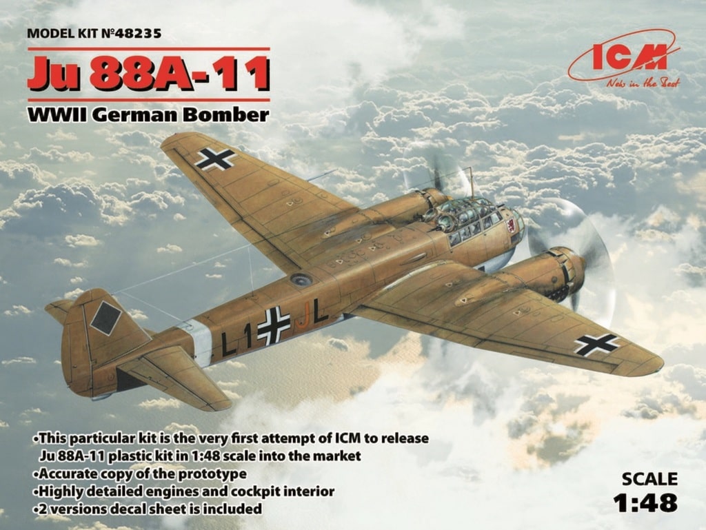 Xtradecal 1/48 Junkers Ju 88A-4/D-1/G-6C # 48013 