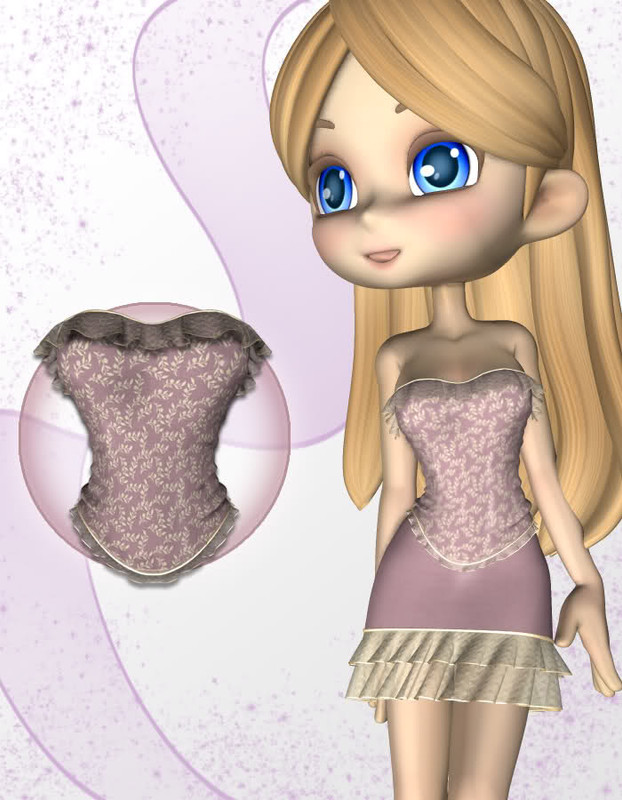Lilac Skirt and Top for Cookie