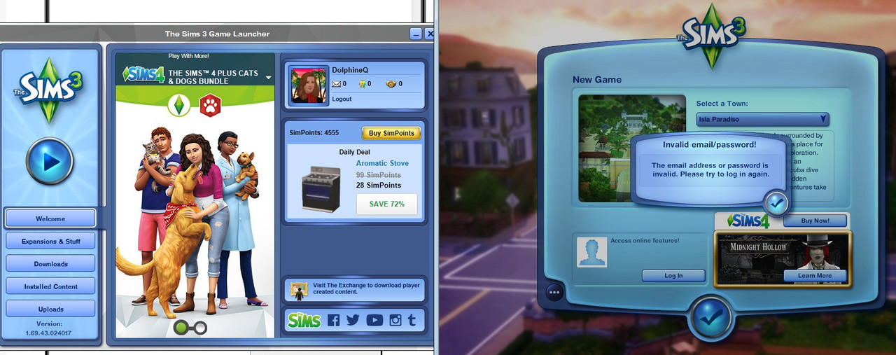 Sims 3 Login Issues AGAIN AGAIN AGAIN The Sims Forums