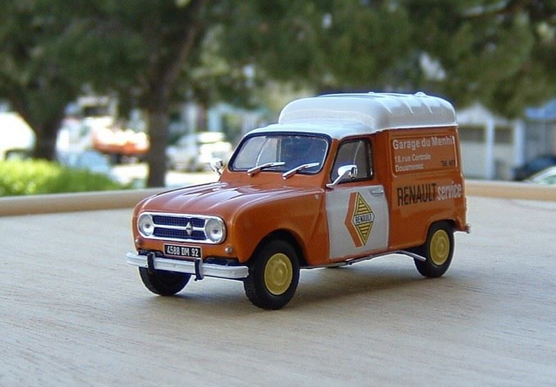 Miniature Renault 4L Fourgonnette Air France 1962 - francis miniatures