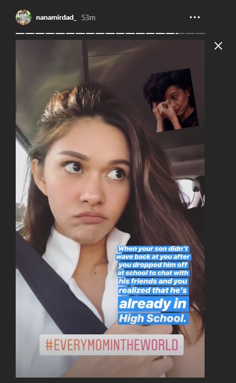 Insta Story Nana Mirdad