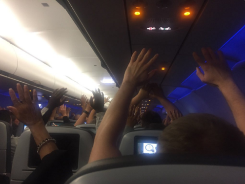 JetBlue Hands Up