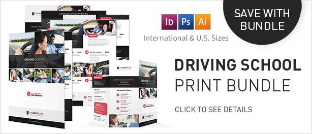 Driving School Trifold Brochure - 1