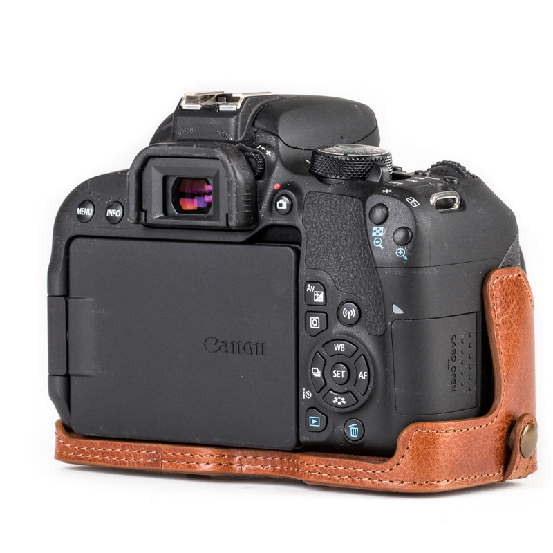 Megagear Genuine Leather Camera Case For Canon Eos Rebel T8i T7i 850d18 55mm Ebay 5935